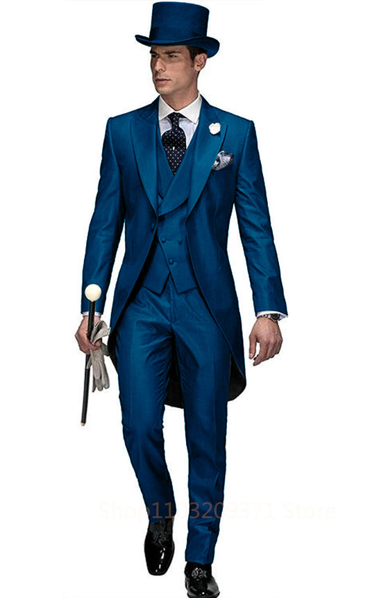 Tuxedo for Mens: 3 Piece Suits for Men: Fashion Groom Tuxedo