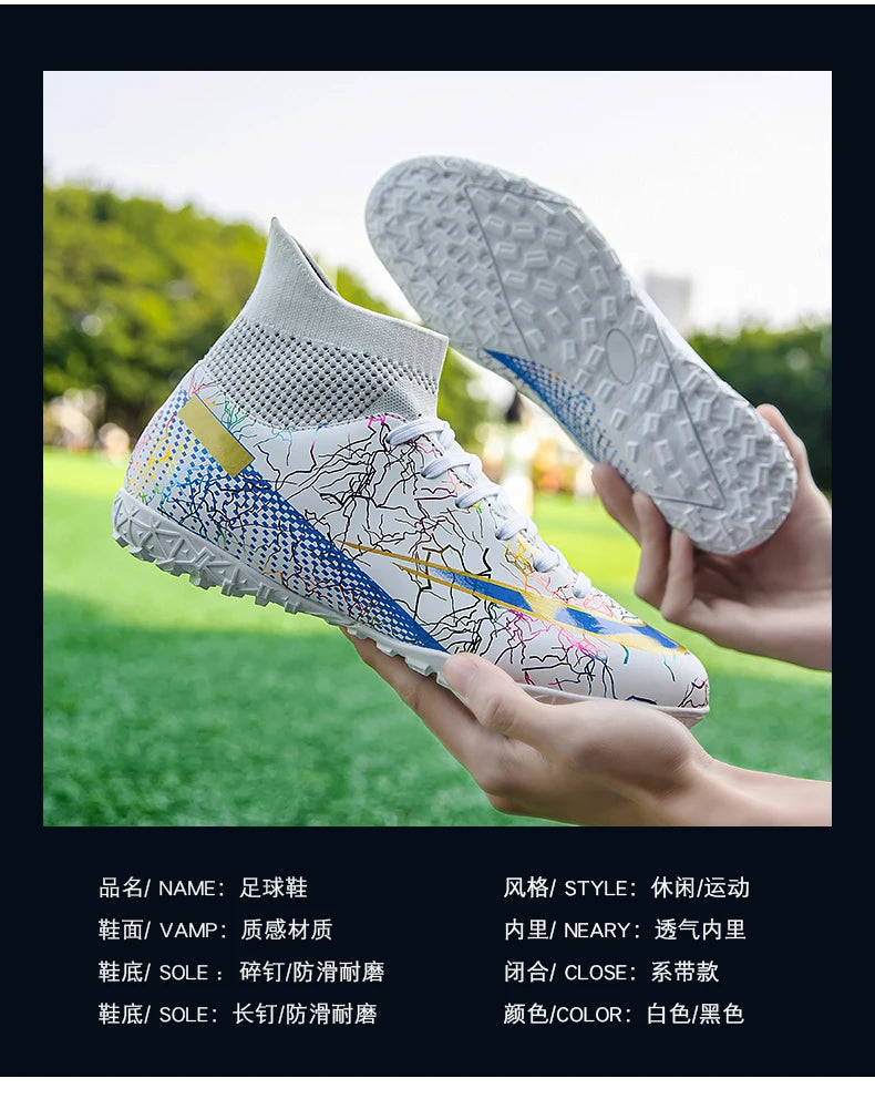 Football Boot Turf Training Futsal Hall Men Soccer Shoes