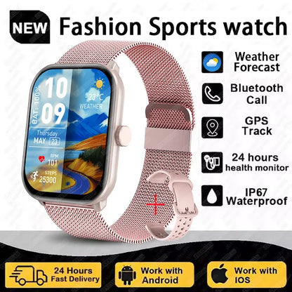 New Series 5 Watch5 Men Smart Watch Blood Pressure Blood Oxygen Heart Rate AI Voice Bluetooth Call Women SmartWatch For Android
