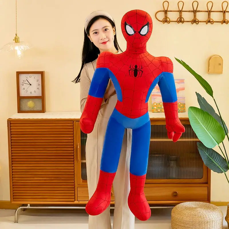 40-120Cm Spiderman New Cute Plush Doll Toys Kawaii Huge Sleep Pillow Cushion Soft Stuffed Animal Doll Birthday Gift for Kids