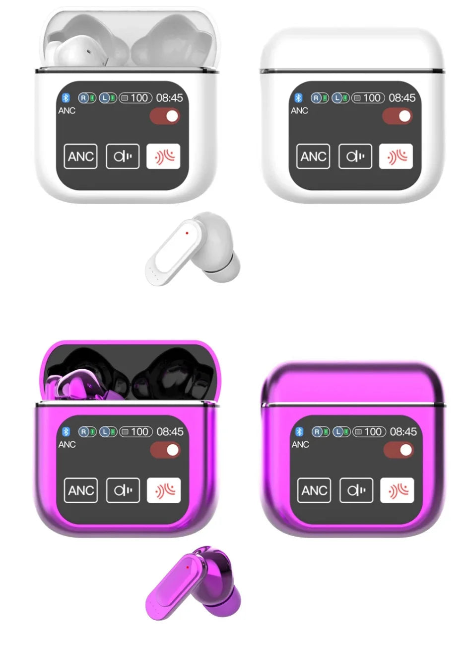 SE60 Wireless Earphones Bluetooth 5.4 LED Display Gaming Headset Sport Headphones HIFI Sound Low Latency Earbuds
