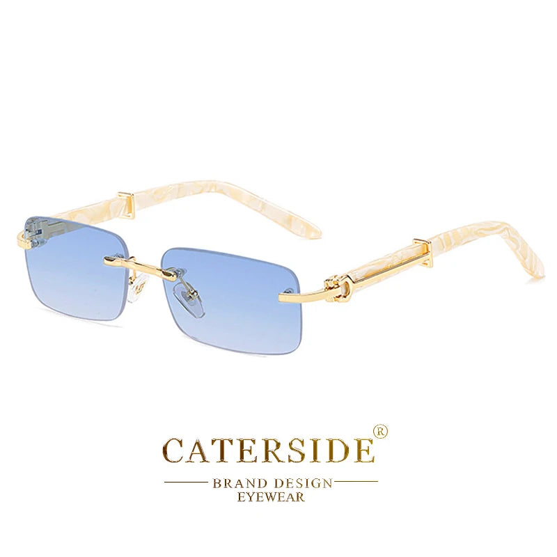 Sunglasses Men Luxury Brand Designer Classic Rectangle Sunglasses Male