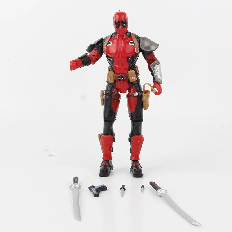 New Super War Deadpool & Wolverine Action Figure 1/10 X-Men Limited Guardians Of The Galaxy Lord Cartoon Toys For Kids Xmas Gift