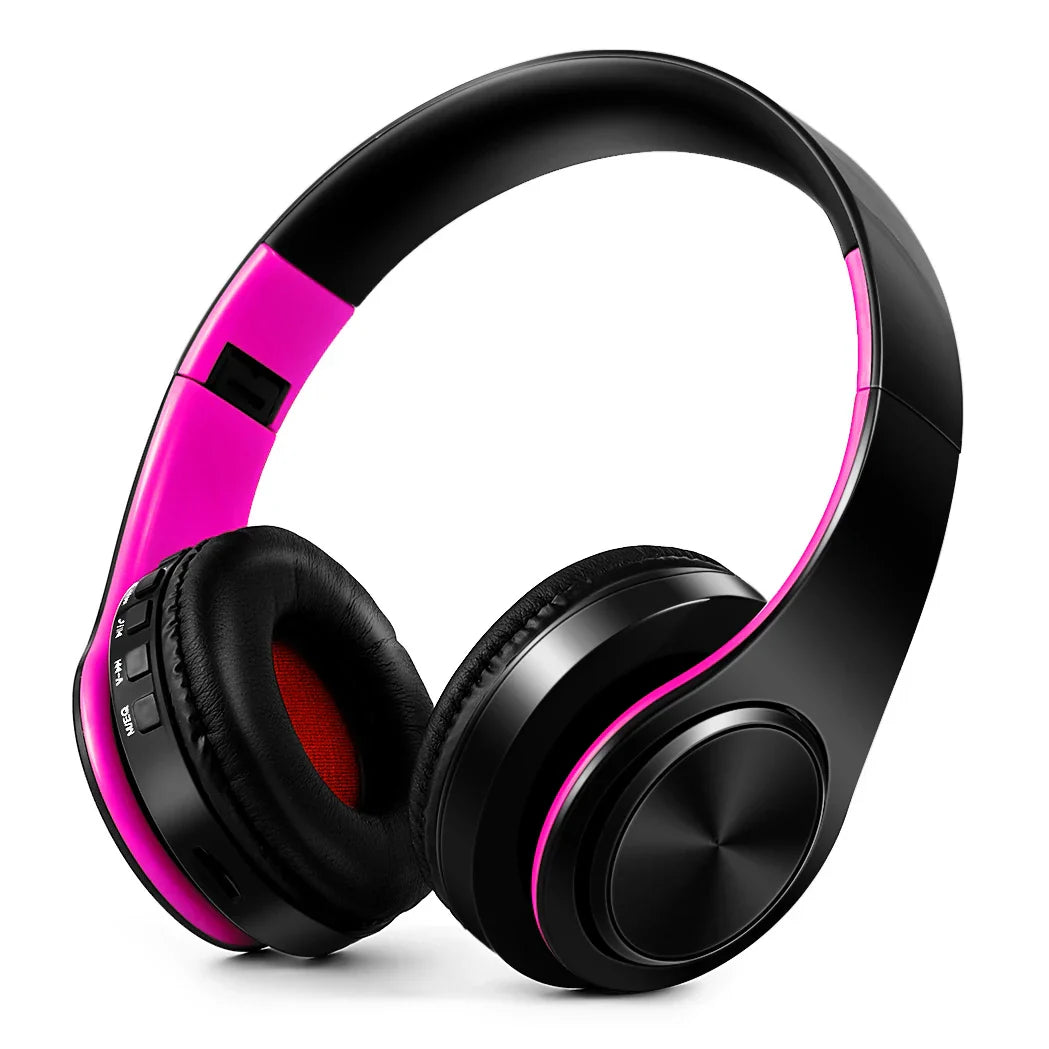 2026 Wireless Bluetooth Stereo Headset Upgrading Sports Overhead Earphone with Mic for Smart Phone TV PC Tablet - Music
