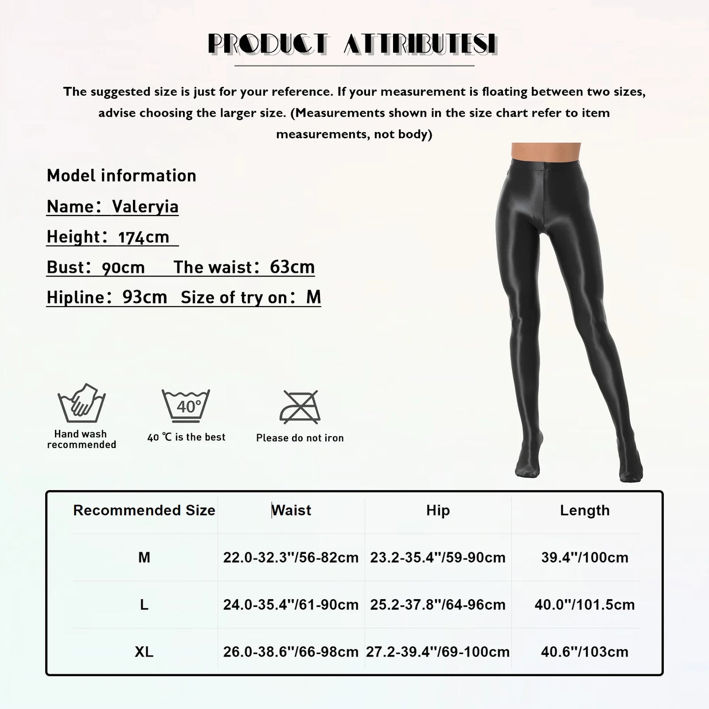 Women Glossy Solid Color Pantyhose High Waist Tights Stockings Footed Leggings