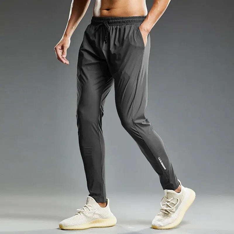 Elastic Men Running Sport Pants Jogging Sweatpants Casual Outdoor Training