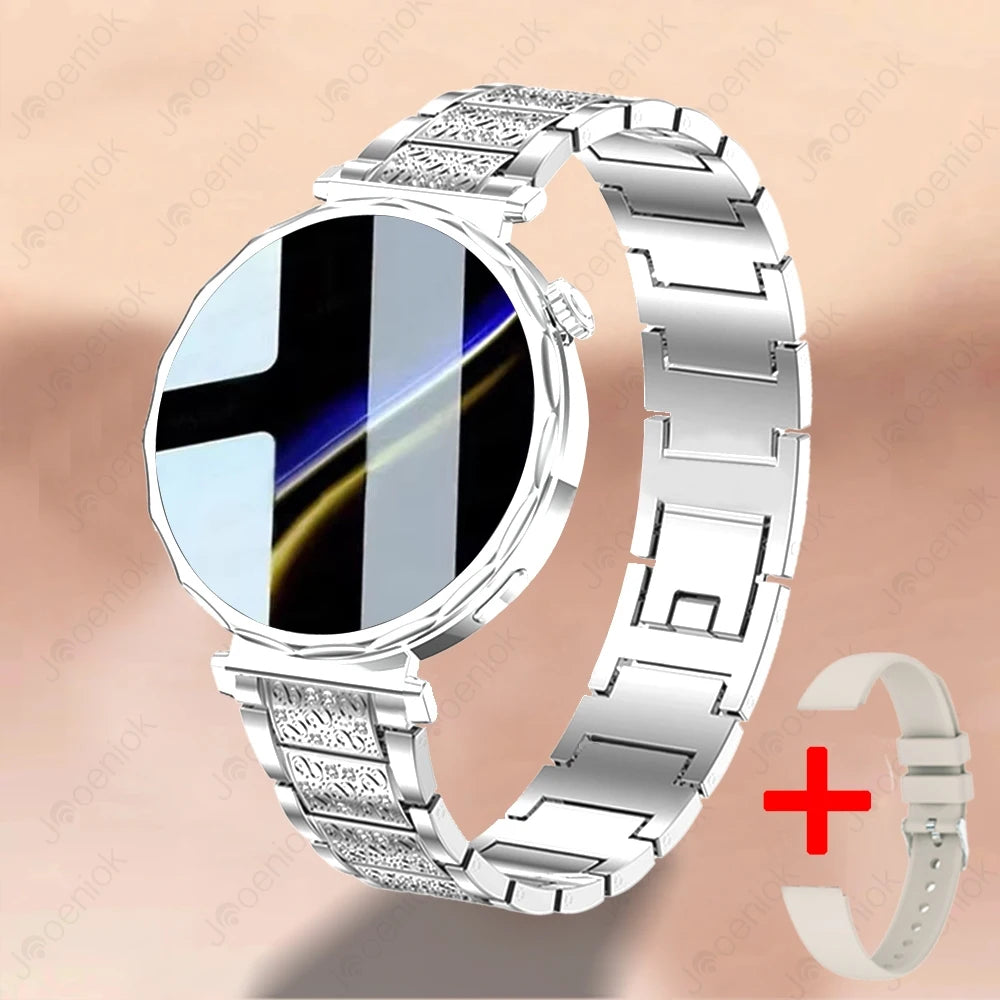 Fashion Women's Smart Watch AMOLED HD Screen Health Monitoring GPS Sports Track Watch Bluetooth Call Smartwatch Android IOS