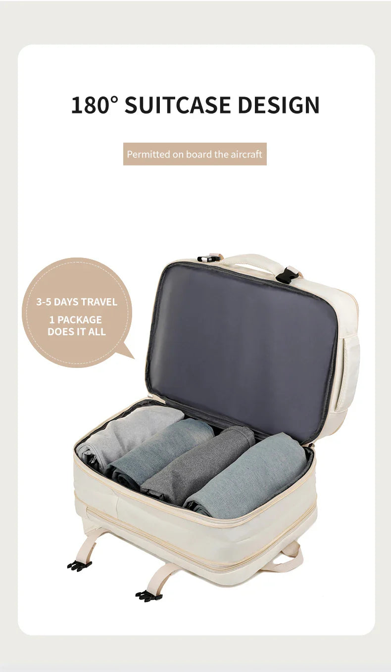 New Model of Airplane-Specific Backpacks, Carry-On Luggage Backpacks, Airplane Travel Laptop Backpacks, Student Backpacks, Unisex Backpacks, Short-Distance Business Trips