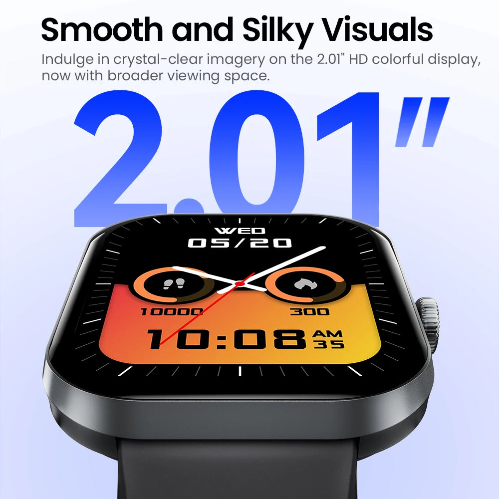 HAYLOU Watch S6 Voice Calling Smart Watch Men Health Monitoring IP68 Waterproof Smart Notifications Voice Assistant Smartwatch