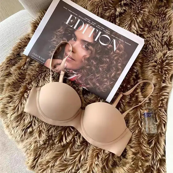 Seamless Bras For Women 1/2 Cup Underwear Push Up Bra Padded Bralette