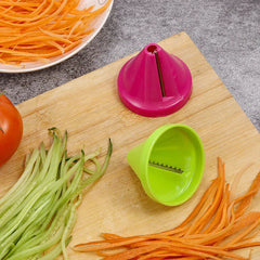 Spiralizer Vegetable Slicer Handheld Spiralizer Peeler Fruit Spiral Slicer Salad Tool