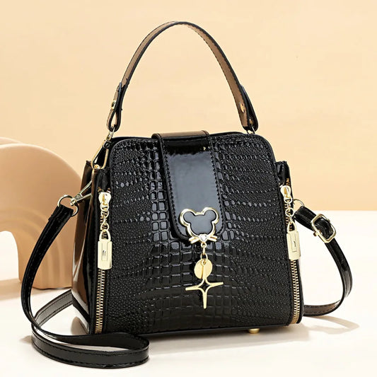 Lady Shopping Bag Casual Fashion Handbag Shoulder Messenger Bag