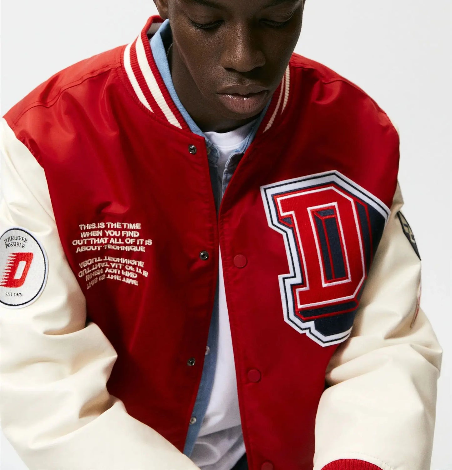 Spring And Autumn American Academy Baseball Jacket Embroidered Fashion Jacket Men