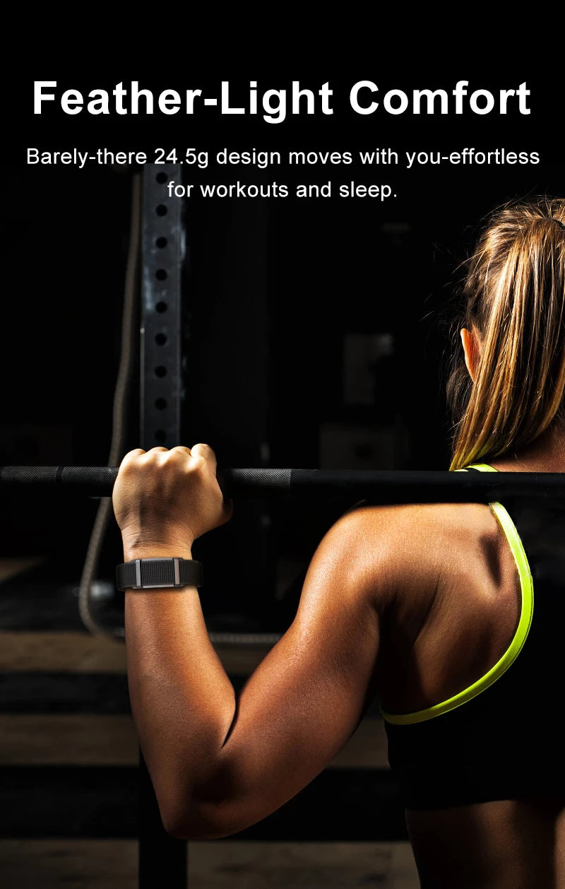 Smart Bracelet Sports Fitness Tracker Health Monitoring Step Count Heart Rate Sleep Tracking 1ATM Waterproof Smart Wristband