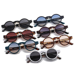 Sunglasses Retro Punk Gradient Shades Women Men Fashion Sunglasses