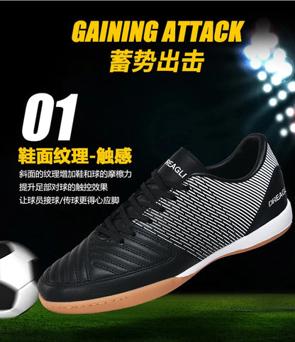 Futsal Soccer Shoes Men Low Naked Ankle Adult Professional Indoor Football Boots