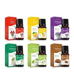 Aromatherapy Essential Oils Water Soluble Oil Diffuser Aromatherapy - Rose, Lavender,Lemon, Peppermint, Lemongrass, sandalwood,