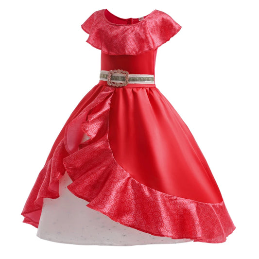 Princess Elena Dress Girl Elena Of Avalor Cosplay Costume Kid Halloween