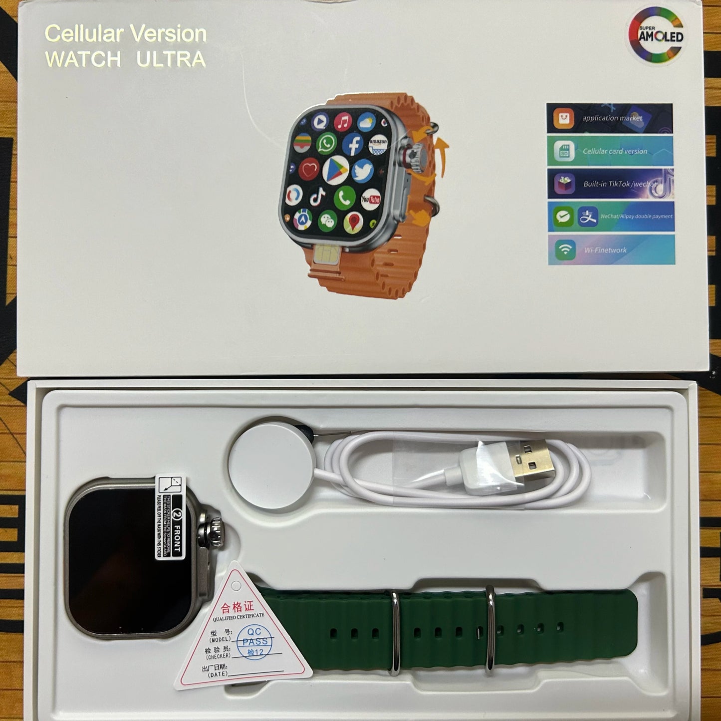 CD12 S11 Ultra 3 Smartwatch 4G 5G 2.26inch Amoled Android 12.0 Smart Watch With Rotary Camera Compass GPS WIFI 2080mAH Battery