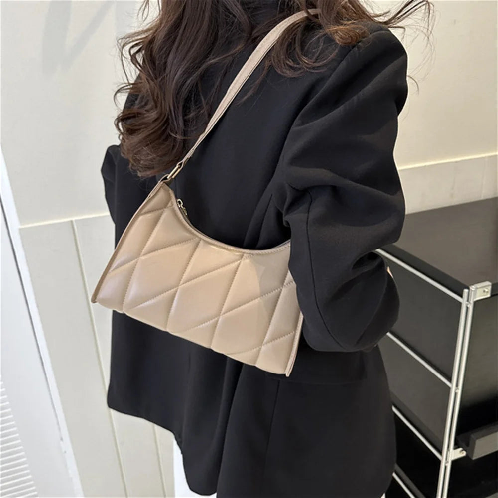 Black Trendy Women Shoulder Bag Fashion Pu Handbags Crossbody Bags Small