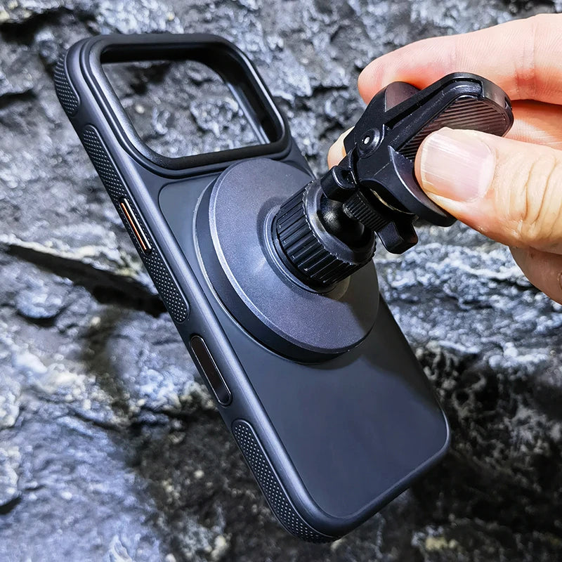 Magnetic 360 Degrees Rotating Ring Holder Case For iPhone 17 Pro Max / 17 Air