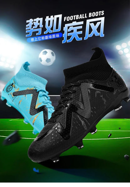 Men's Football Boots Professional Society Football Boot Outdoor Sports Kids Turf Soccer