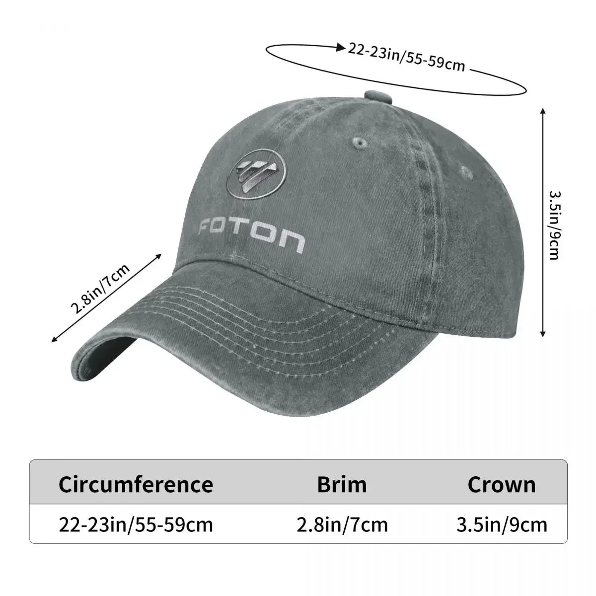 Foton Fashion Baseball Cap Peaked  Men's Hat Women's  Sun s