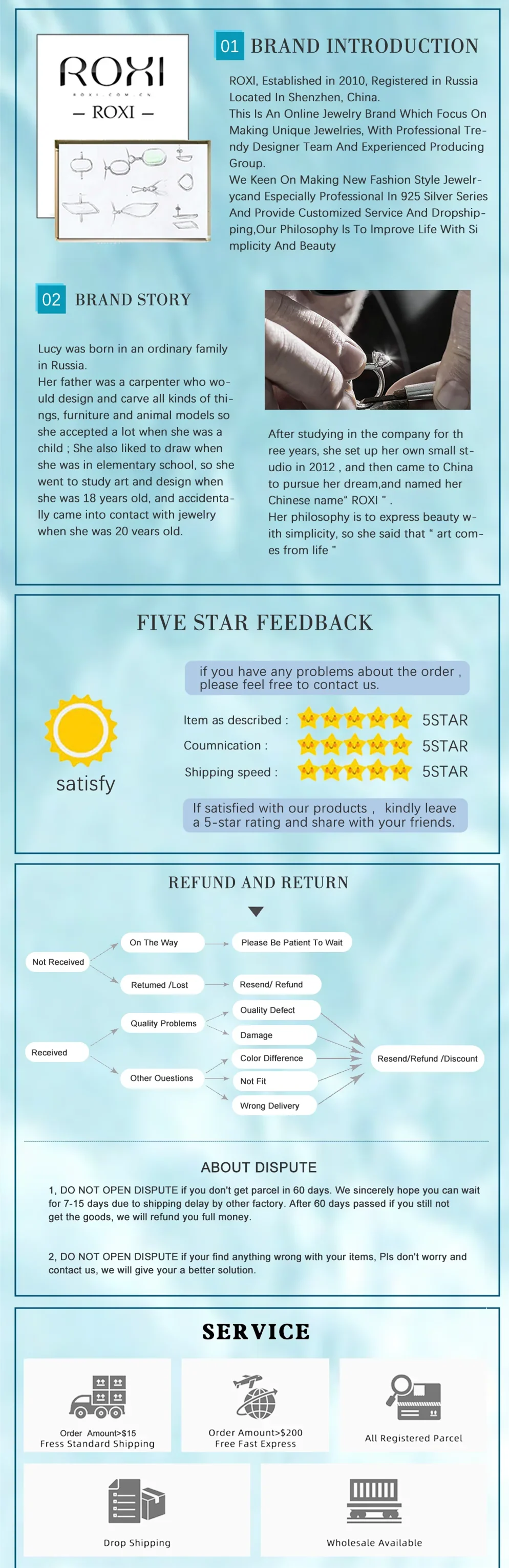 ROXI 925 Sterling Silver Evil eyes Blue/White Zircon Bracelet With Finger Design For Women Hand Chain Bracelet Party Jewelry