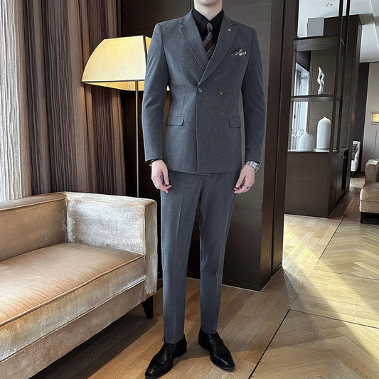 Two-button Wedding Banquet Suit