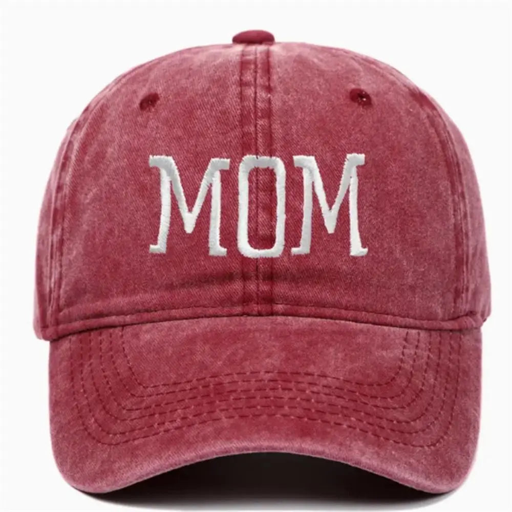 DAD MOM Embroidery Cotton Baseball Cap Fashion Women Men Hat Sport Visors Snapback Cap Sun Hat Breathable Outdoor Caps