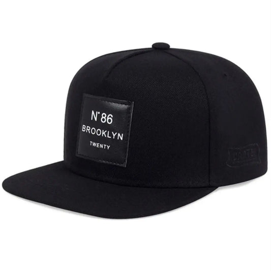Trendy N86 Patch Baseball Cap Sun Protection Summer Spring Hip-hop Cap Outdoor Embroidery Men Hat