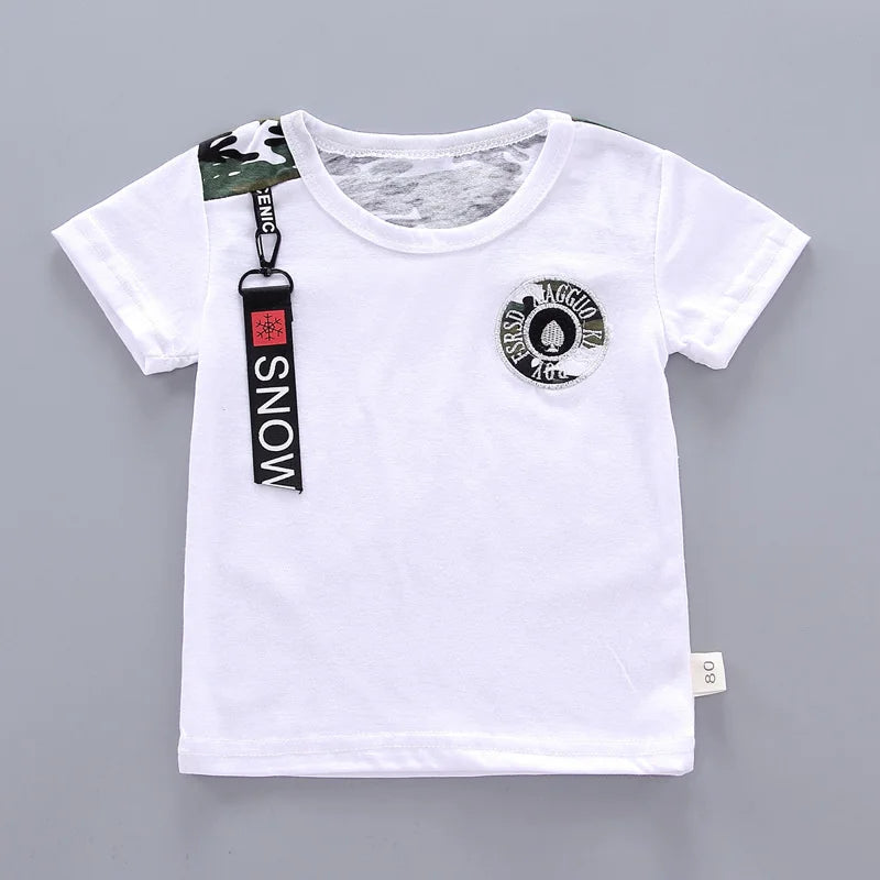 New Summer Baby Girl Clothes Suit Kids Boys Outfits Children T-Shirt Shorts 2Pcs/Sets Toddler Casual Costume Infant Tracksuits