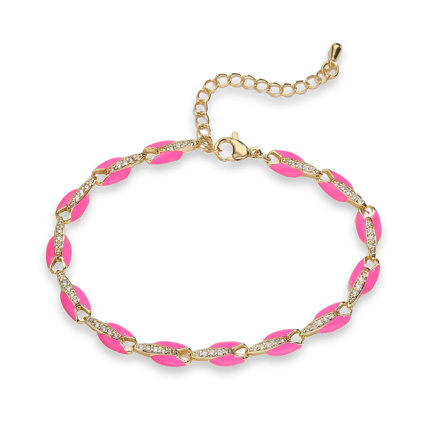HECHENG,original fluorescent color chain necklace Bracelet ,fashion jewelry set factory direct sales wholesale