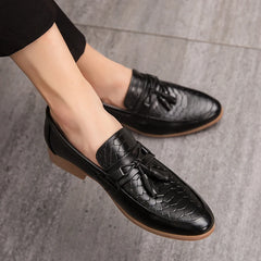 Brand Fashion Formal Shoes Bullock Business Office Shoes Men Italy Luxury