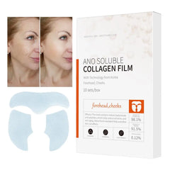 Soluble Collagen Mask Soluble Lifting Anti-Aging Film for Face Melting Remove Dark Circles Facial mask forehead and cheek patch