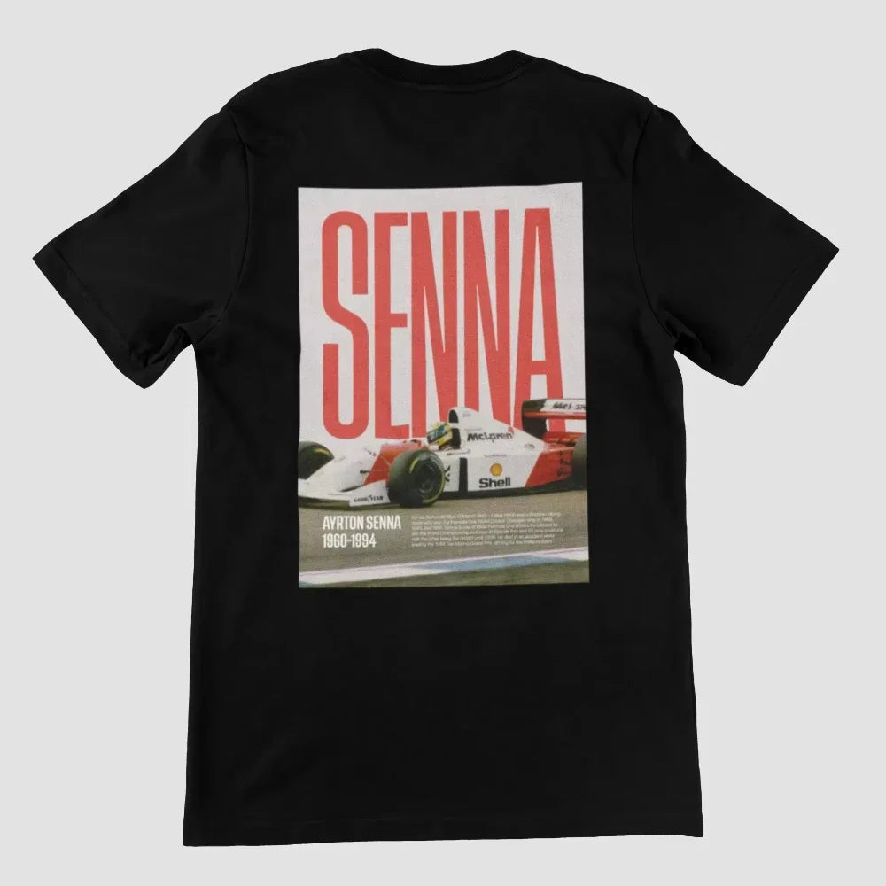 2025 Ayrton Senna Formula 1 Graphic T Shirts Gym Women T-shirts Man T-shirts for Mens Clothing Y2k Liam Payne Unisex Tops Tees