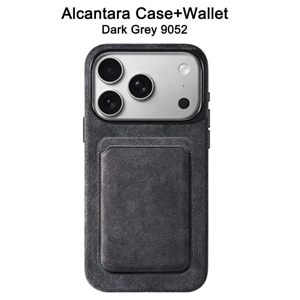 Italian Case for IPhone 17 Pro Max 17Pro with MagSafe Wallet Camera Button Magnetic Cover Orange Blue Protective Case