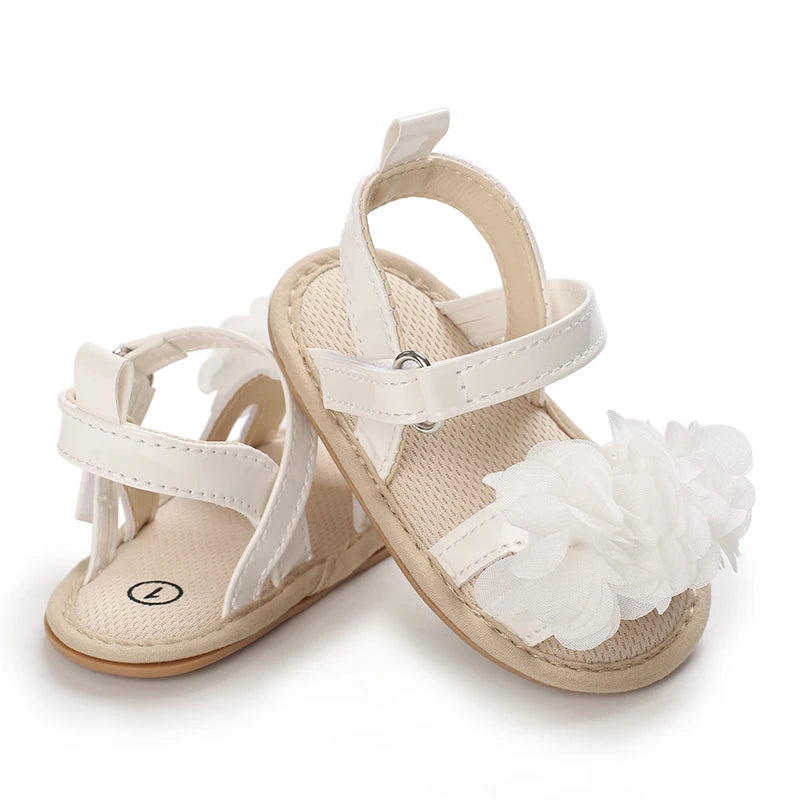 Baby Girl Princess Shoes Prewalker Flower Toddler Summer Sandals Beach Shoes