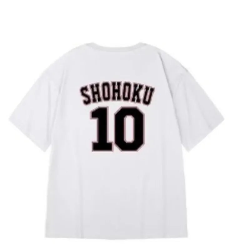 8XL Men Oversize Fashion Loose American Basketball Number ten Print Short Sleeve Round Neck Versatile Trend Couple outfit