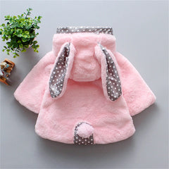 Autumn Girls' Shawl Coat Short Cute Flower Hooded Combination Short Sleeve Fashion Wool Sweater