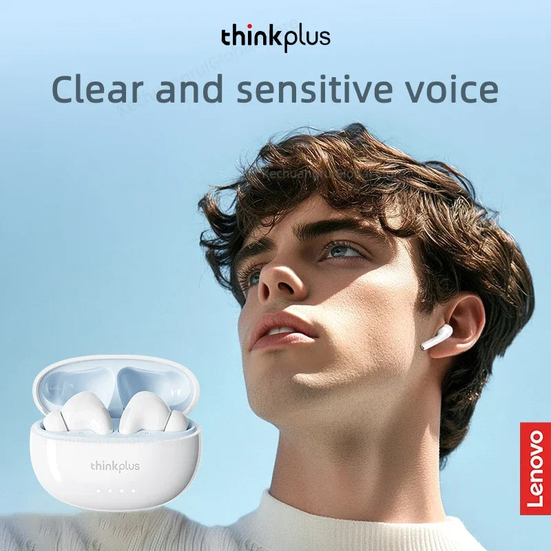 Lenovo LP5 PRO Wireless Bluetooth 5.4 Earphones TWS HiFi Sound Gaming Earbuds LP5Pro Sport headset Long Standby with Mic 2025