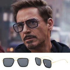 Glasses Men Women Sunglasses Iron man Eyewear Steampunk Sun Glasses