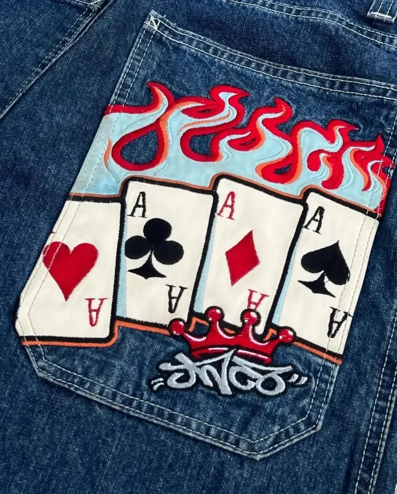 JNCO Jeans: Y2K Baggy Jeans Hip Hop Pant