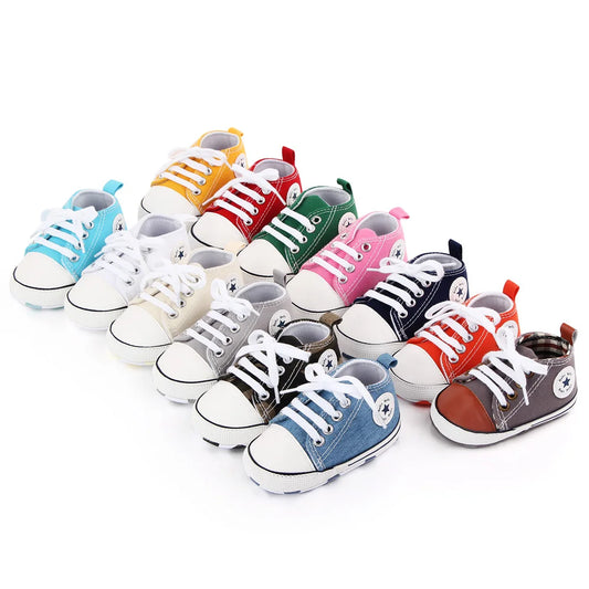Baby Canvas Classical Shoes Toddler Pre Walking Casual Shoes