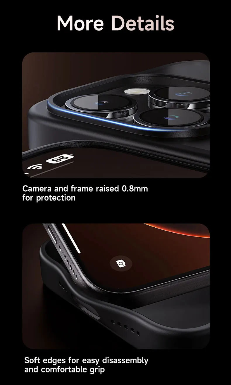 Stand Phone Case For iPhone 16 Pro Max MagSafe Magnetic Case With 360° Rotating Ring Bracket Anti-Drop Protection Cover
