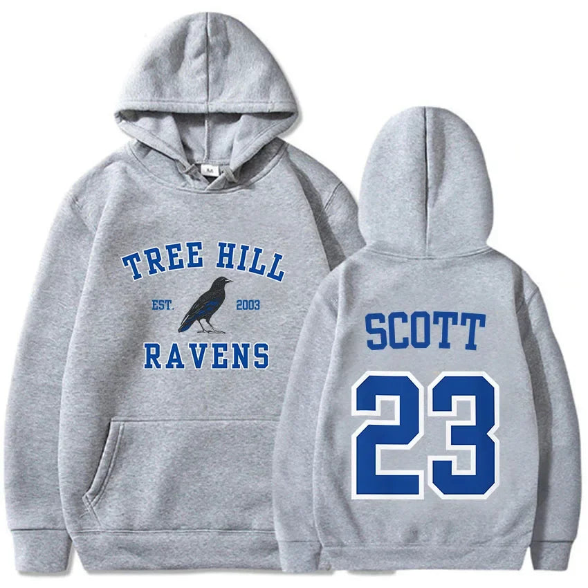 Women Hoodies TREE HILL RAVENS Scott23 Graphic Sweatshirts with Pocket Keith
