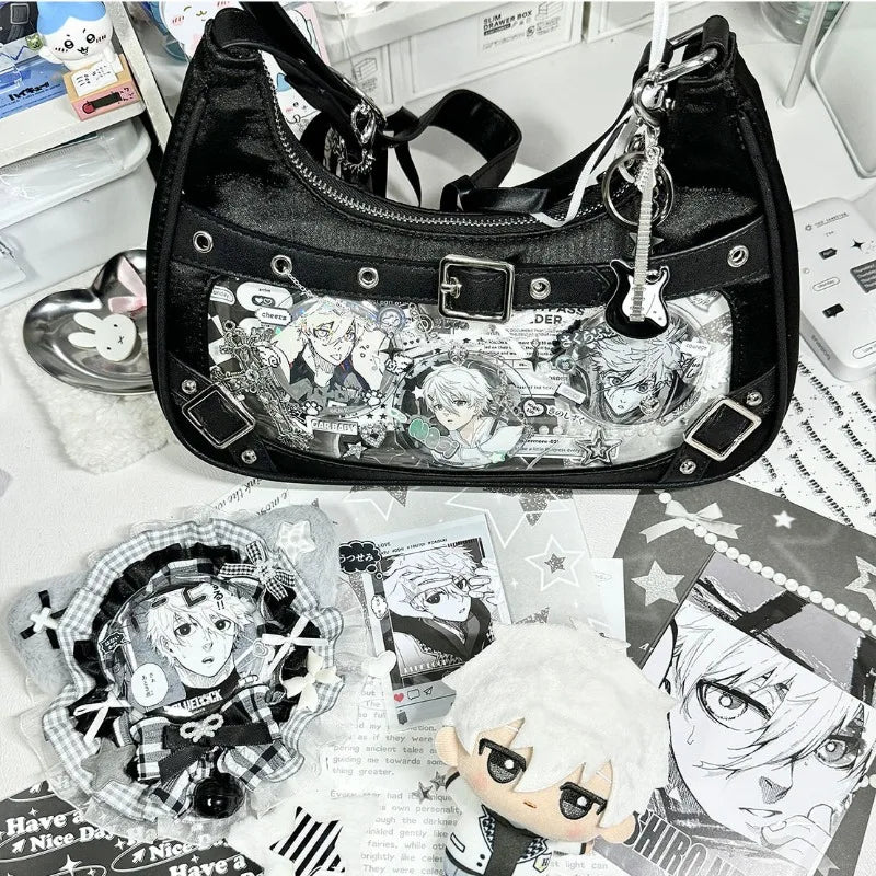 Cute Y2k Women's Shoulder Bag Fashion Elegant Sweet Lolita Jk Ita Bag