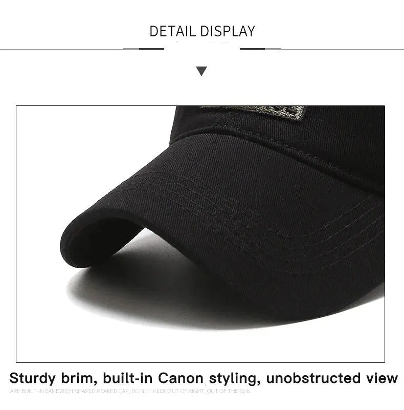 Four Seasons HatsMen's Trendy HatsKorean Casual HatsSpring and Autumn Outdoor SunhatsCamouflage Men's Baseball Caps