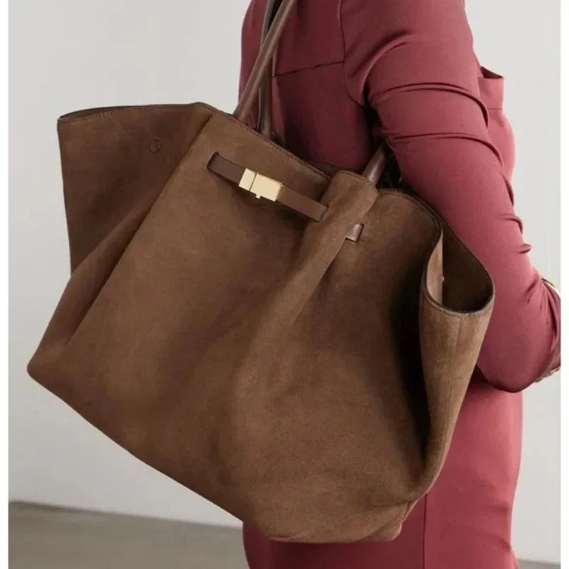 Tote Bag Commuting Retro One-shoulder Hand-held Armpit Bag for Women