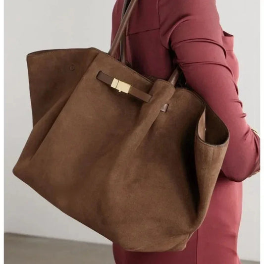 Tote Bag Commuting Retro One-shoulder Hand-held Armpit Bag for Women